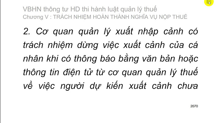 Thông tư hướng dẫn luật quản lý thuế hợp nhất năm 2024