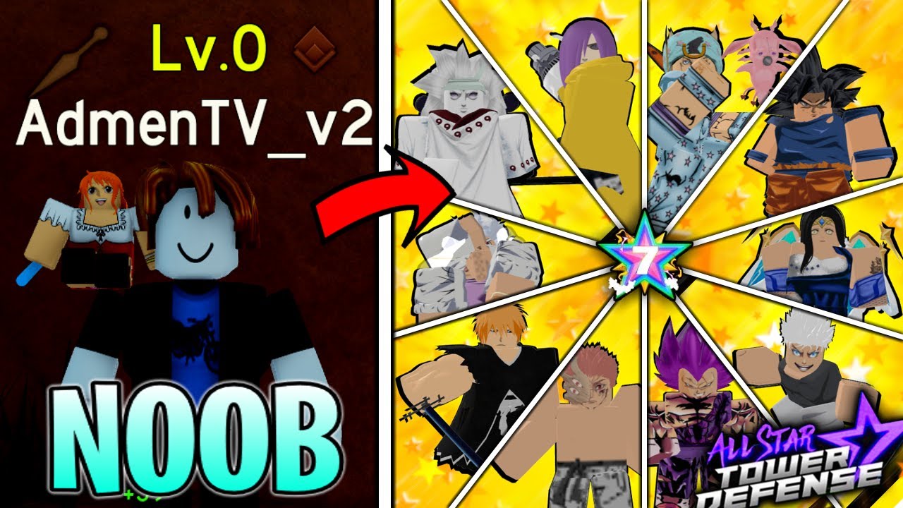 I Went From Noob To Pro For ONE LAST TIME In All Star Tower Defense Roblox! [Full Movie]