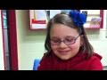 Capture de la vidéo Hallway Interview With Award Winning Grade 2 Writer- Iris Palmquist