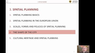 4. SPATIAL PLANNING - DONATO DI LUDOVICO 4. The Shape of the City