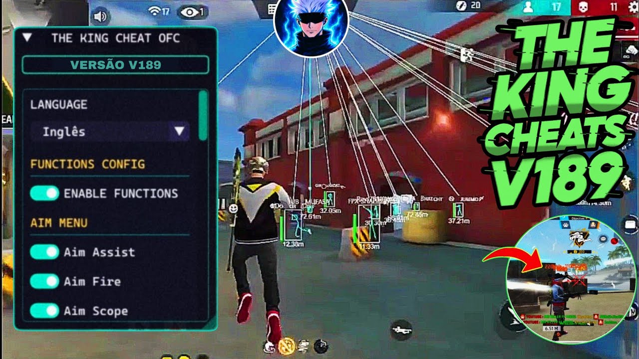 THE KING CHEATS V189 | Free Fire Mod Menu | Mod Menu Free Fire | Free Fire Hack Mod Menu | Gringo xp