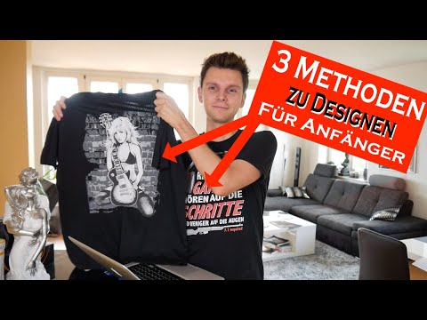 Wie du ein T Shirt Design erstellen oder mit Programmen zeichnen kannst