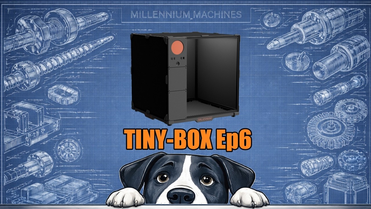 Tiny Box Miley Enclosure Ep6 #millenniummachines #opensource #cnc
