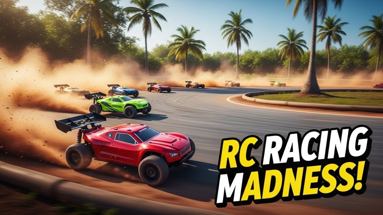 Tropical RC Car Racing Madness! High Speed Action on Dirt Track ...