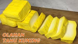 DON'T JUST FRY YELLOW TOFU! IT'S DELICIOUS COOKED LIKE THIS