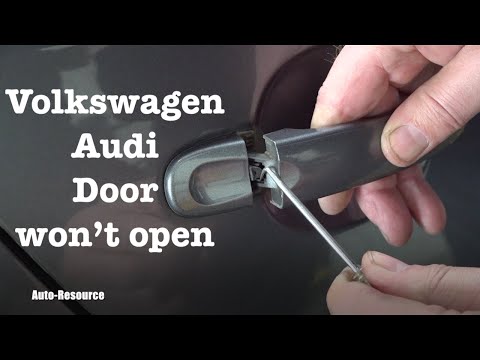 How to open VW door which won&rsquo;t open from inside and outside