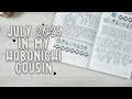 July in my Hobonichi Cousin | July 2025 Flip Through