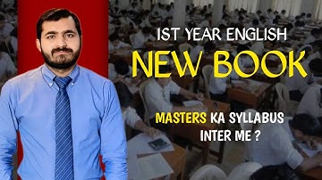 11th Class English New Book | 1st Year English New Syllabus | New English Book 2025 PTB
