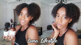 HOW I MOISTURIZE MY 4B/ 4C HAIR  ft Luna Lifestyle