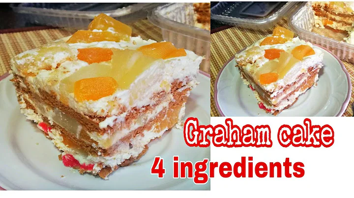 How to make graham fruit cocktail cake |4 ingredients only