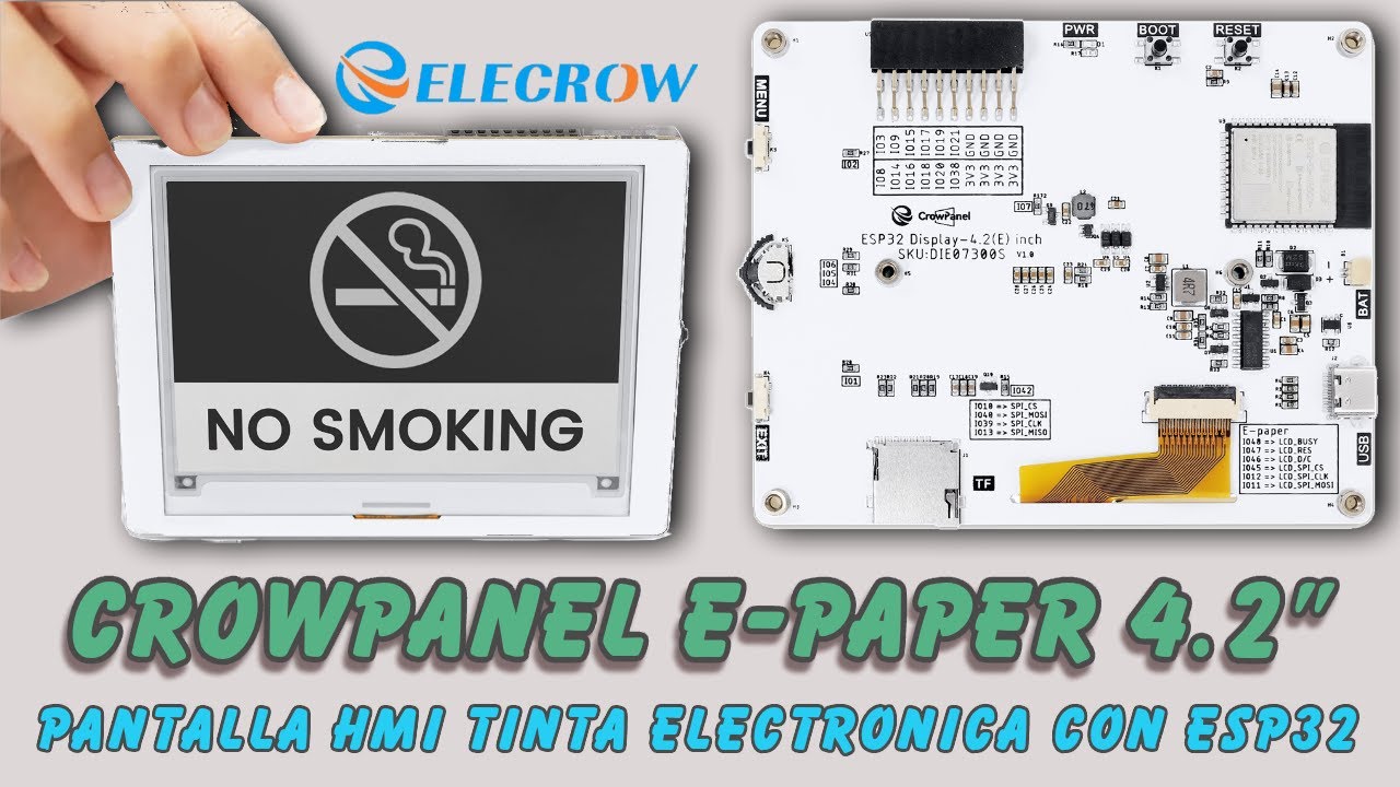 Elecrow Crowpanel E-Paper 4.2