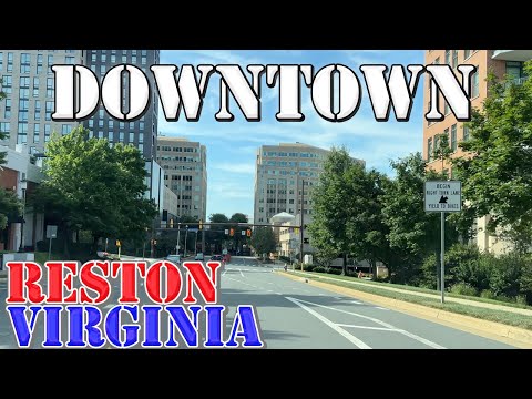 Reston - Virginia - 4K Downtown Drive