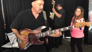 bobby vega using a carol kaye bass pick sweetwater gearfest 2015