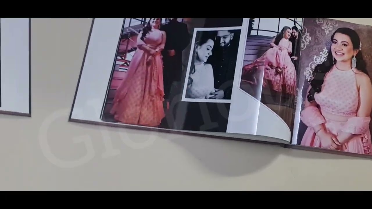 12x36 Wedding Album | Glossy Paper | Sparkle Cover