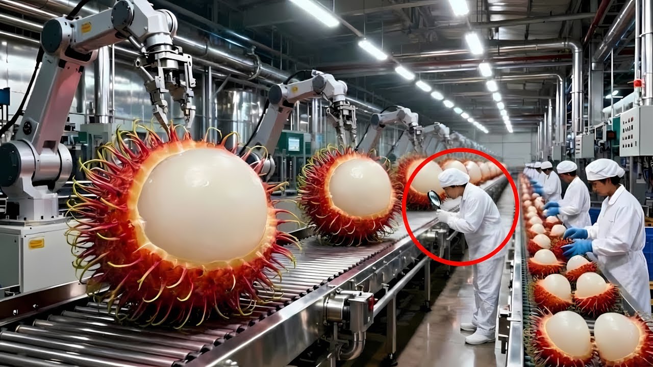 Inside a Modern Rambutan Processing Plant: From Farm to Delicious Food Product (The Process)