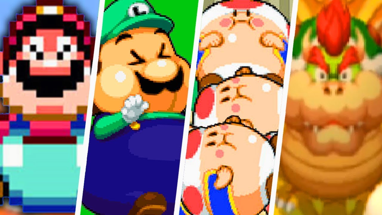 Evolution of Fat Super Mario Characteres, All Fat Mario Characters, Chubby ...