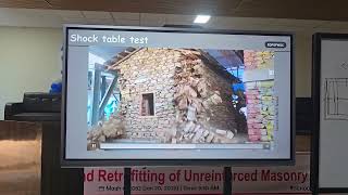 Shock Table Test of a URM Building