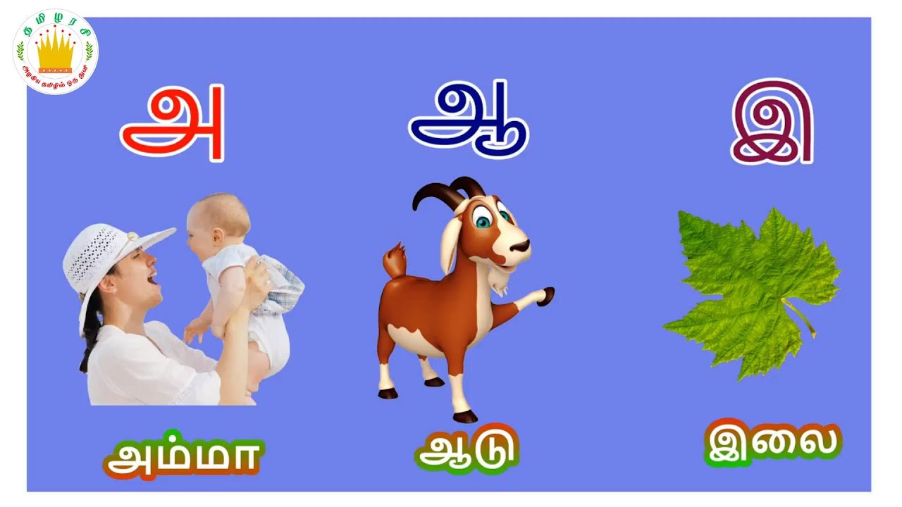 Uyir EzhuthukalLearn Tamil Alphabetsஉயிர் எழுத்துக்கள்tamil letters