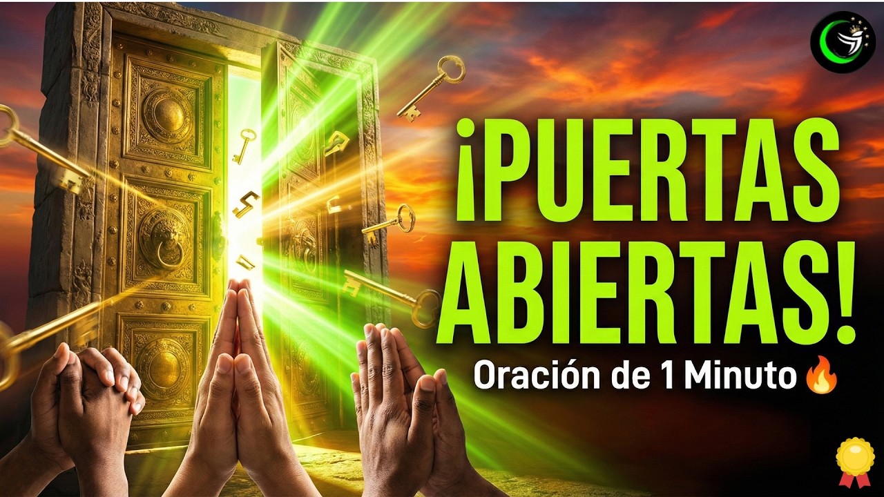 ESCUCHA ESTA ORACIÓN DE 1 MINUTO Y VERÁS PUERTAS ABRIRSE 🔥 MOTIVACION MATUTINA