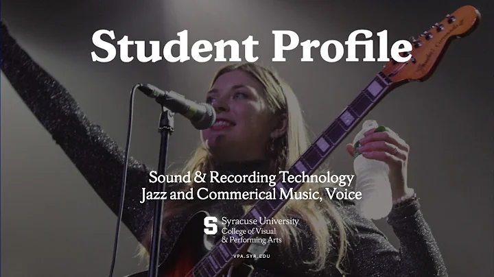 Performing Her Original Music | Student Profile Sarah Gross 22, Setnor School of Music