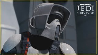 Playing as Rick in Jedi Survivor