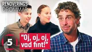 Anders Öfvergård blir kär i slutresultatet av säteri renoveringen! | Renoveringsdrömmar | Kanal 5