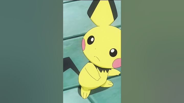 Pikachu devolved to Pichu 😂 #shorts #pichu #pikachu