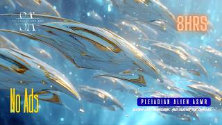 Pleiadian Light Ship Ambience ✨ 8 Hours Peaceful Space Sounds for Deep Sleep