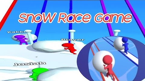 Snow Race Stage 47 part 1|| Snow Race Game || #short #snowrace #race