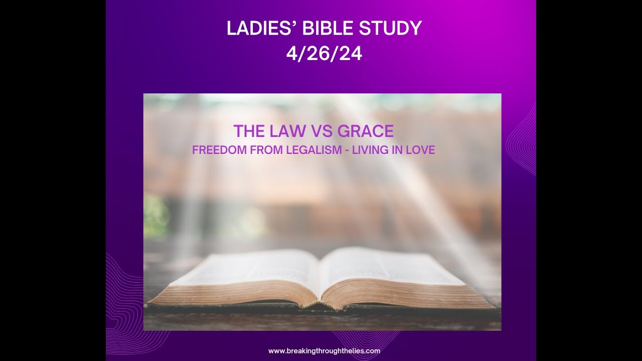 The Law vs Grace - Freedom From Legalism - YouTube