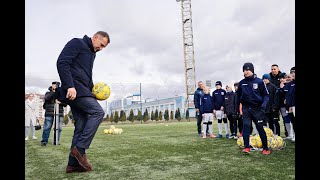 Андрій Шевченко відвідав стадіон "Авангард" в Ужгороді