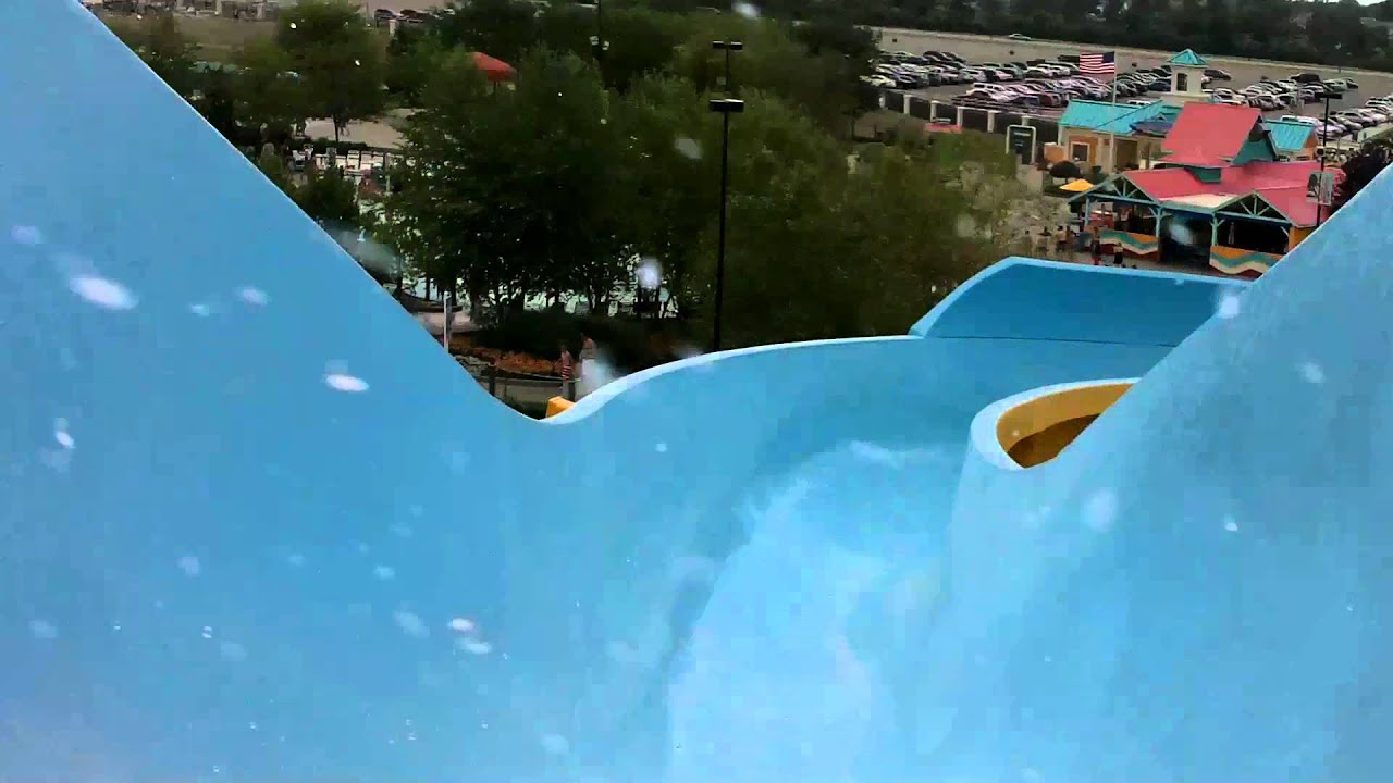 Kings Island - Paradise Plunge - Yellow Water Slide