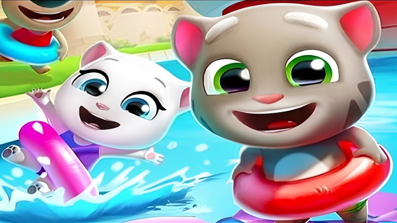 Tom Pool Gameplay Talking Tom Pool Gameplay Android ios - YouTube