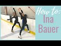 HOW TO DO AN INA BAUER || LEARNING A NEW ICE SKATING MOVE | Coach Michelle Hong