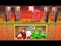 JJ and Mikey Family Buried Alive in BLOOD RAIN in Minecraft ! - Maizen