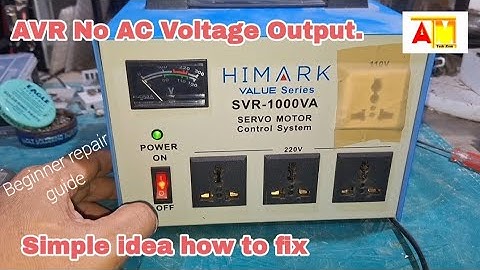 AVR Servo motor  control  system No voltage  out.