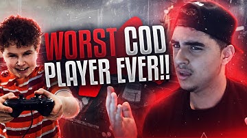 WORST CALL OF DUTY PLAYER EVER!!