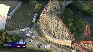 Posted for educational purposes roller coasters are not always safe
accidents do happen there risks these thrill rides. six flagstexas
giant r...