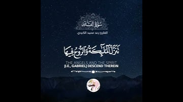 رعد الكردي.. سورة القدر