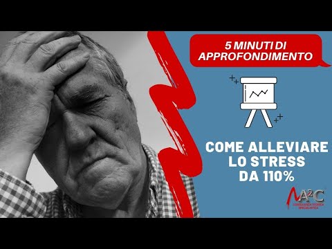 Video: Come Alleviare Lo Stress In 5 Minuti