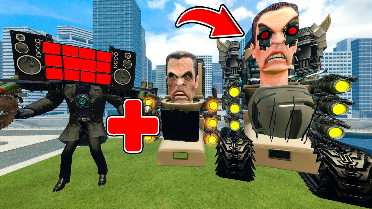 NEW UPGRADED G-MAN SKIBIDI TOILET VS UPGRADED TITAN CAMERAMAN AND OTHER  BOSSES In Garry's Mod! 