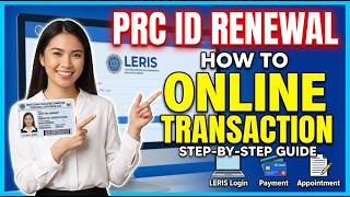 PRC ID Renewal Online Step-by-Step Guide 2026 | LERIS Account & Payment