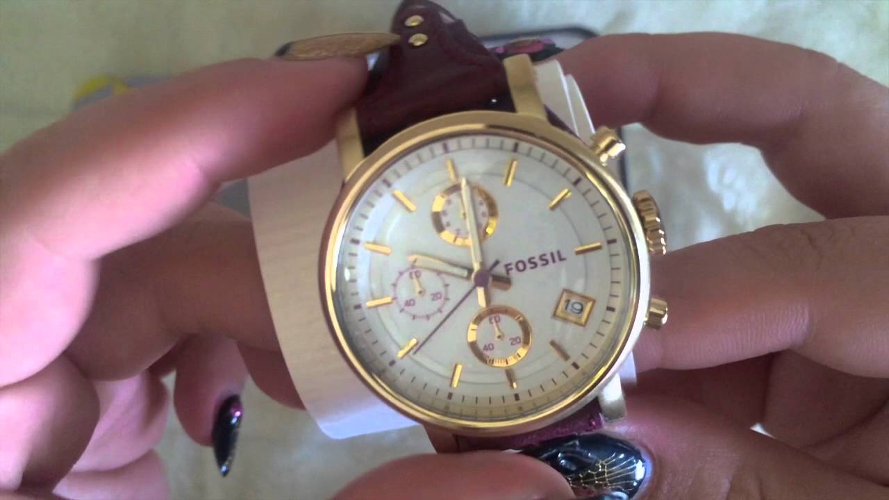 UNBOXING fossil - YouTube