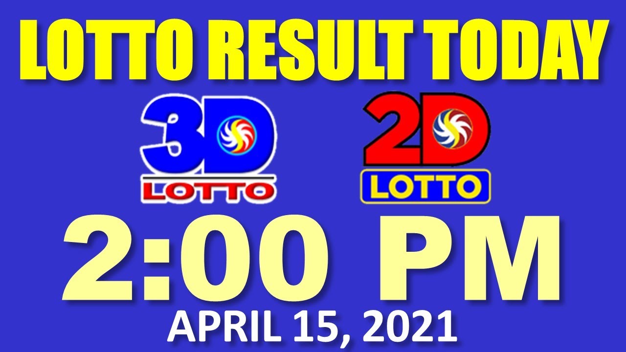 3d Result April 15 2021 Pcso 3d Lotto Results Today