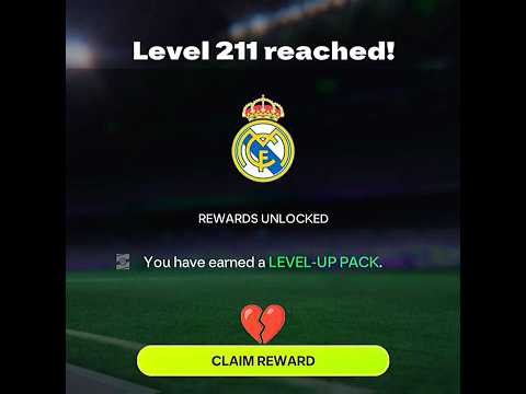 211 Level Up Reward 💀🔥🤫 #fcmobile