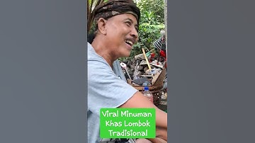 Thumbnail of Viral Minuman khas Lombok Tradisional #budaya #shorts #traditional