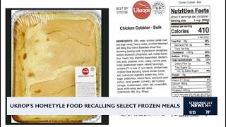 Ukrop's Homestyle Food recalling select frozen meals