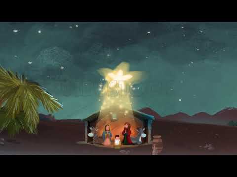 Portal de Belén pesebre video animación - Nativity scene portal video animation