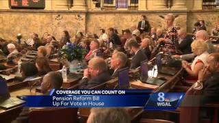 Pension reform bill up for vote in House