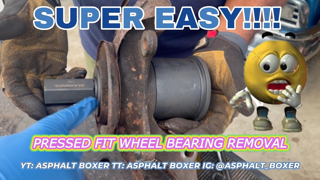 ЛУЧШИЙ МЕТОД СНЯТИЯ СТУПИЧНОГО ПОДШИПНИКА ПЕРЕДНЕГО ПРИВОДА!!!